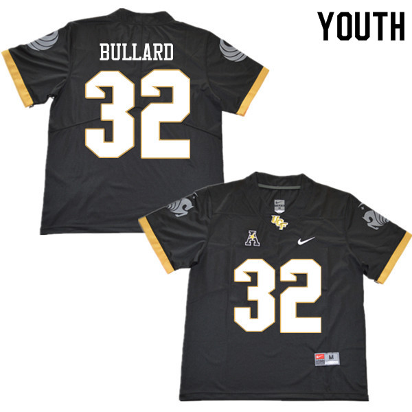 Youth #32 Quadric Bullard UCF Knights College Football Jerseys Sale-Black